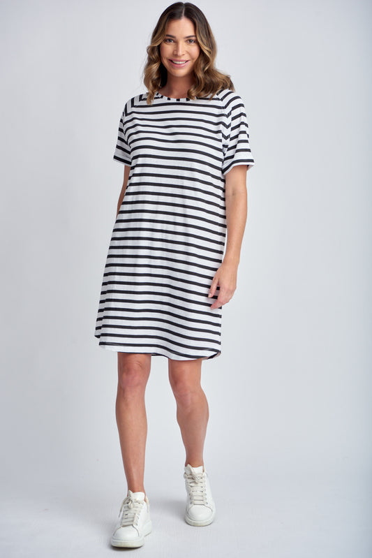 C1625A Stripe Dress