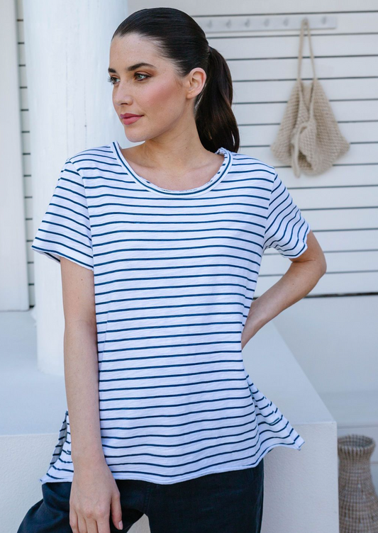 CPS S/S STRIPED TEE